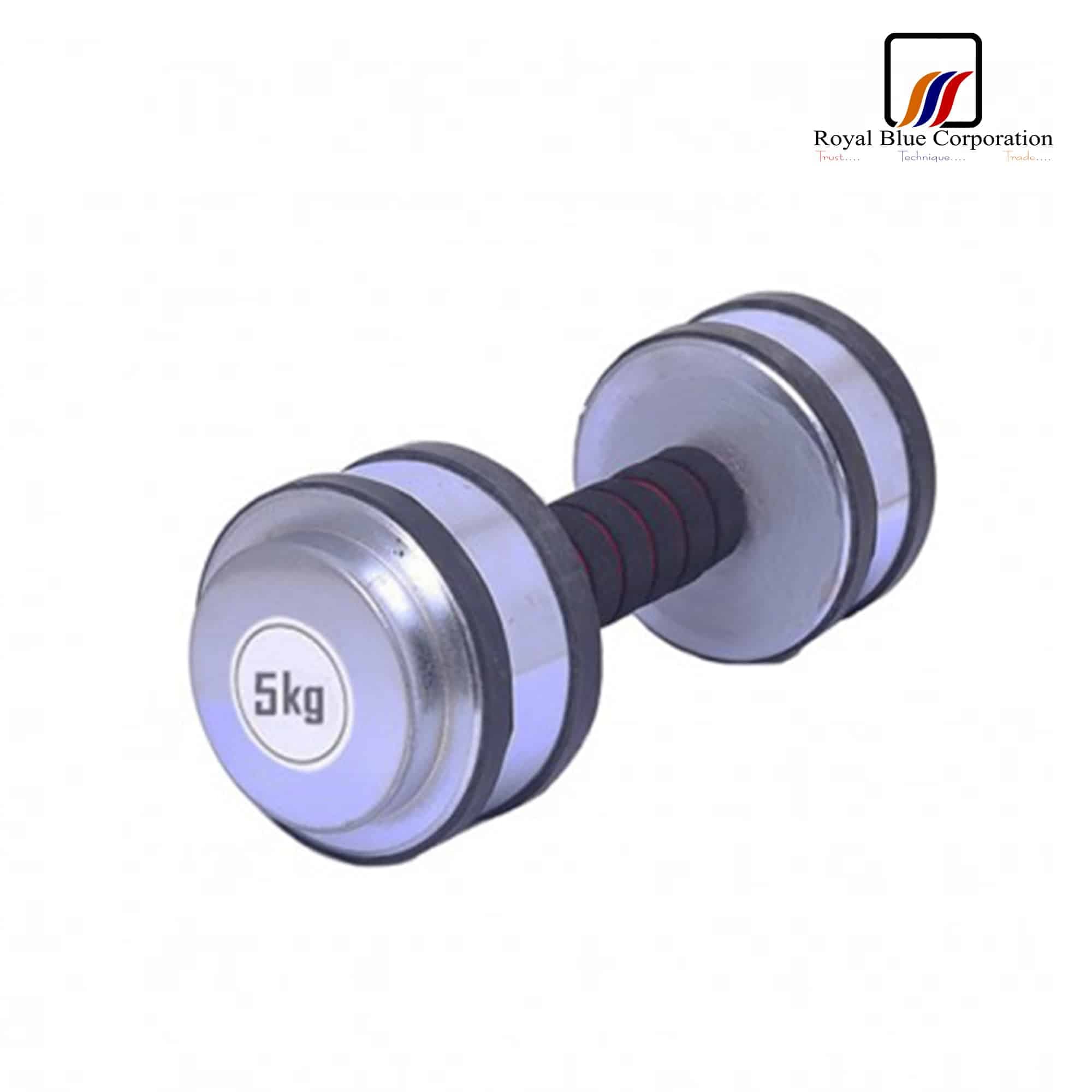 Rubber Dumbbell 5kg Single image